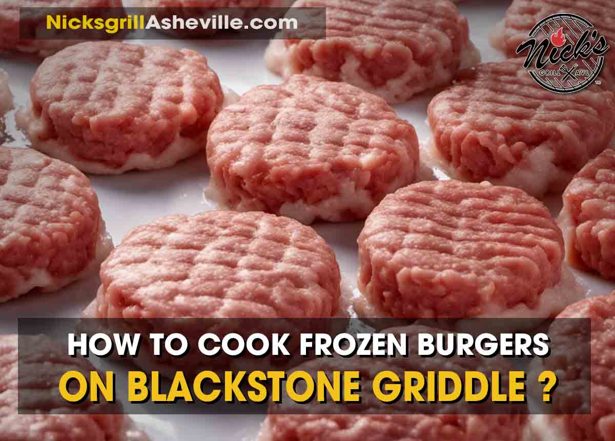 how to cook frozen burgers on blackstone griddle